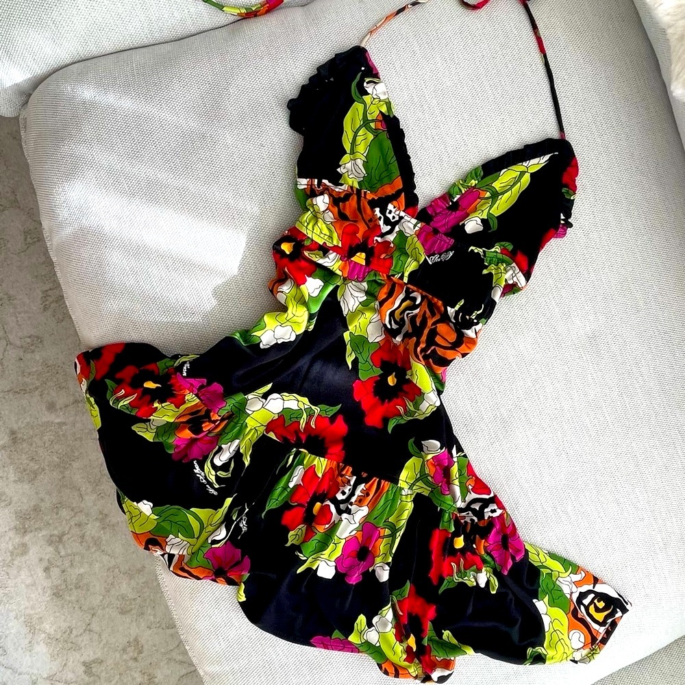 Mara Hoffman Multicolor Floral Mini Dress
